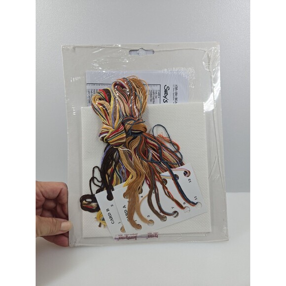 Vintage NEW Janlynn Suzy's Zoo Bears of Duckport Cross Stitch Kit Kids Room 2001 - Picture 5 of 8